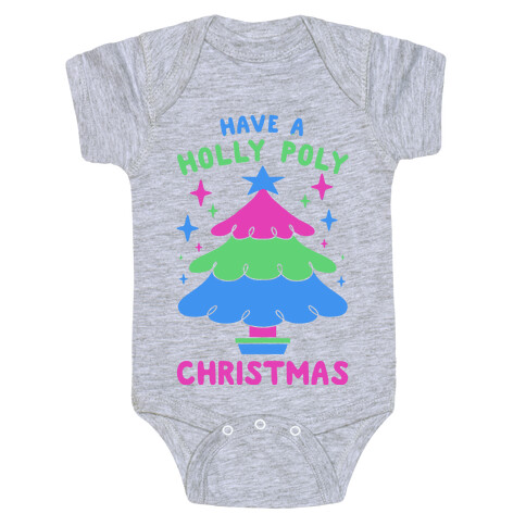 Have a Holly Poly Christmas Baby One-Piece