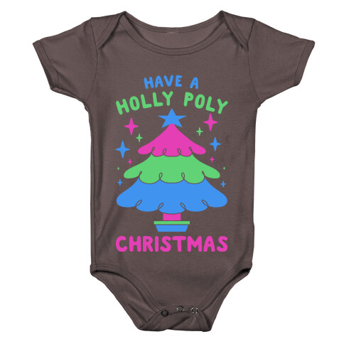 Have a Holly Poly Christmas Baby One-Piece