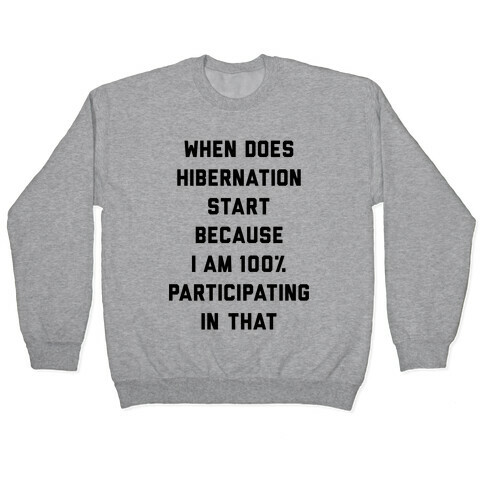 Hibernation Pullover