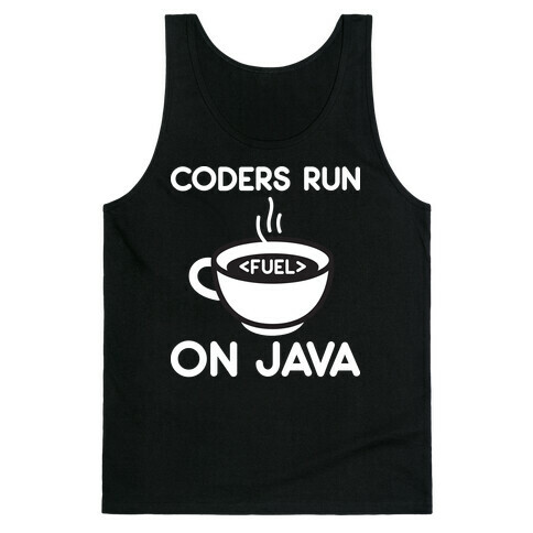 Coders Run On Java Tank Top