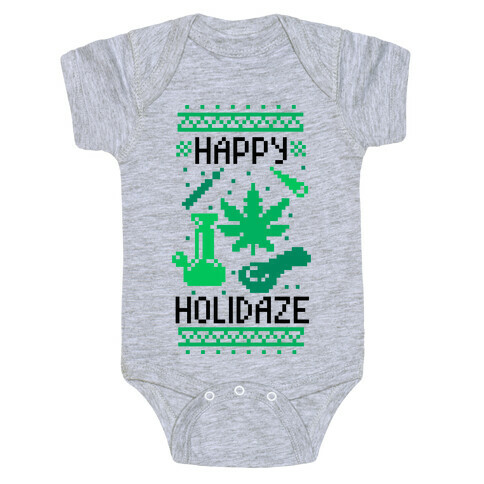 Happy Holidaze  Baby One-Piece