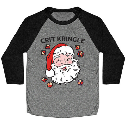 Crit Kringle Santa Baseball Tee