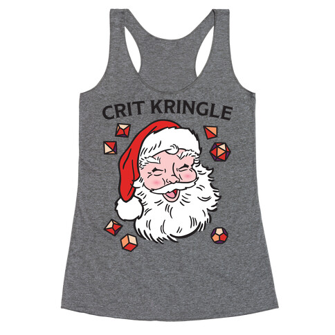 Crit Kringle Santa Racerback Tank Top