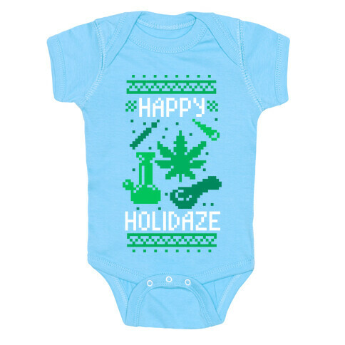 Happy Holidaze  Baby One-Piece