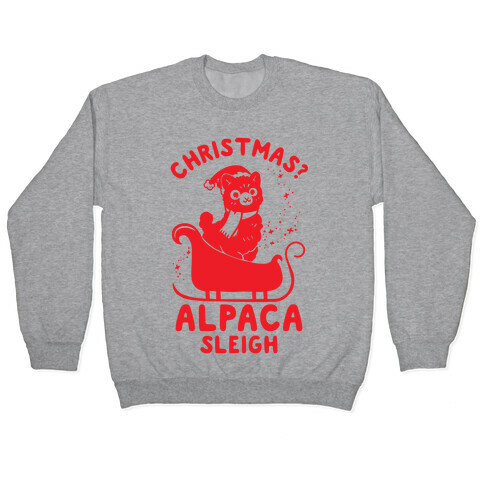 Christmas Alpaca Sleigh Pullover