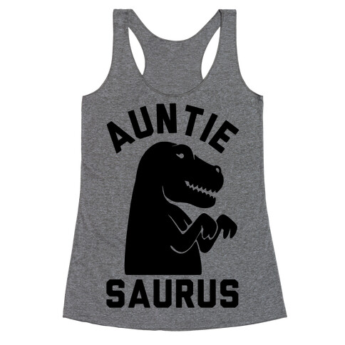 Auntie Saurus Racerback Tank Top