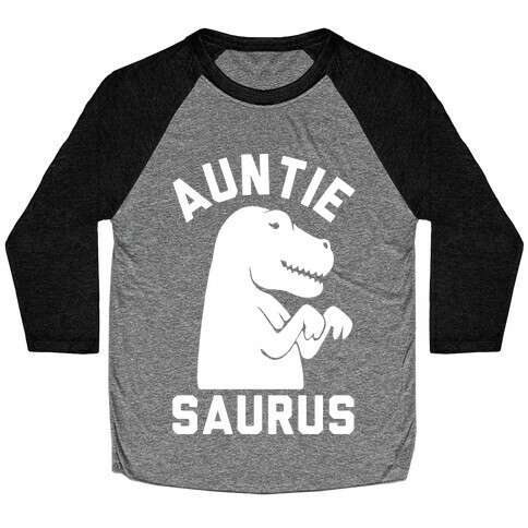 Auntie Saurus Baseball Tee
