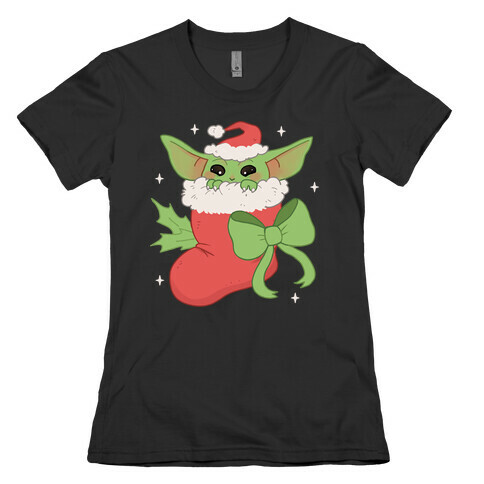 All I Want For Christmas Is Baby Yoda Womens T-Shirt