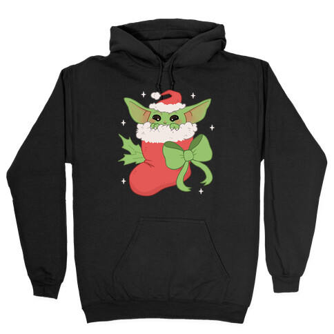 All I Want For Christmas Is Baby Yoda Hooded Sweatshirt