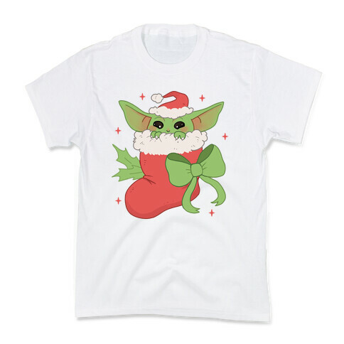 All I Want For Christmas Is Baby Yoda Kids T-Shirt
