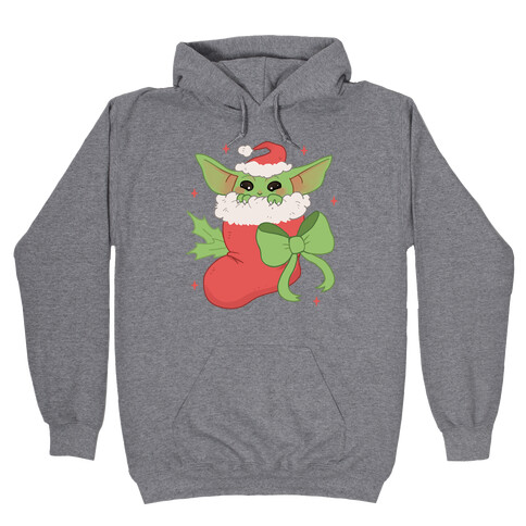 All I Want For Christmas Is Baby Yoda Hooded Sweatshirt