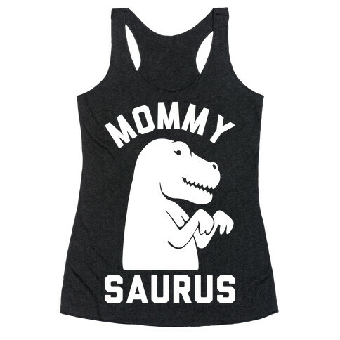 Mommy Saurus Racerback Tank Top