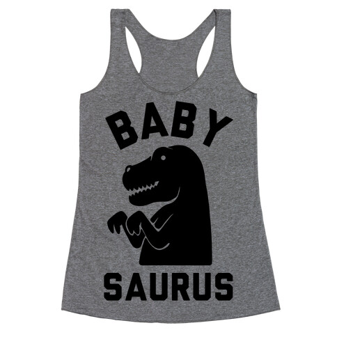 Baby Saurus Boy Racerback Tank Top