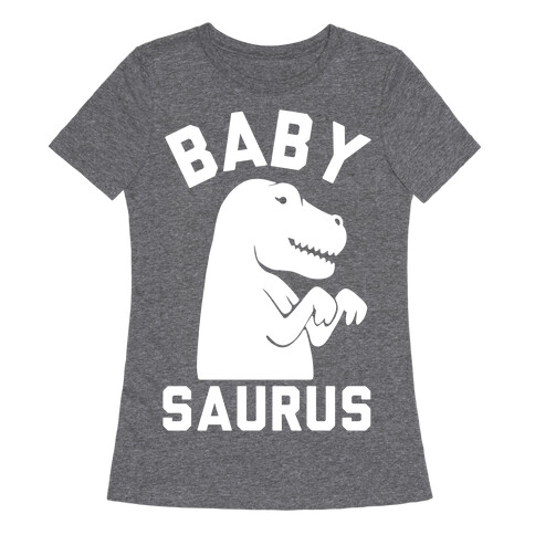 Baby Saurus Girl Womens T-Shirt