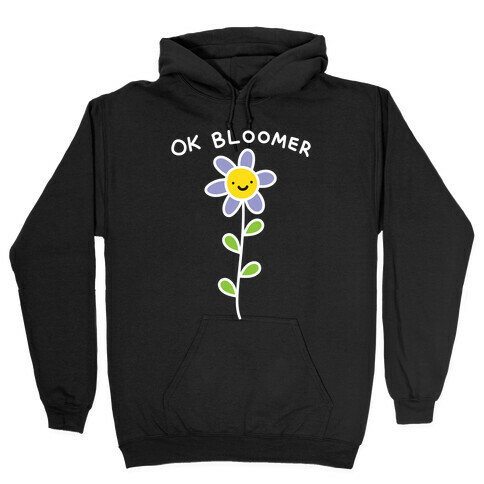 Ok Bloomer Flower Hooded Sweatshirt