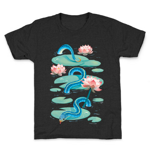 Garter Among Lily Pads Kids T-Shirt