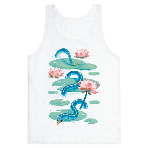 Garter Among Lily Pads Tank Top