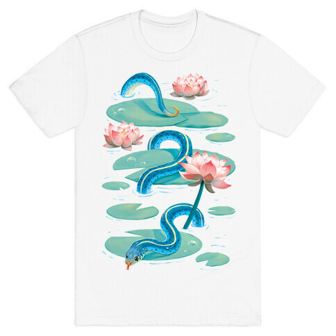 Garter Among Lily Pads T-Shirt