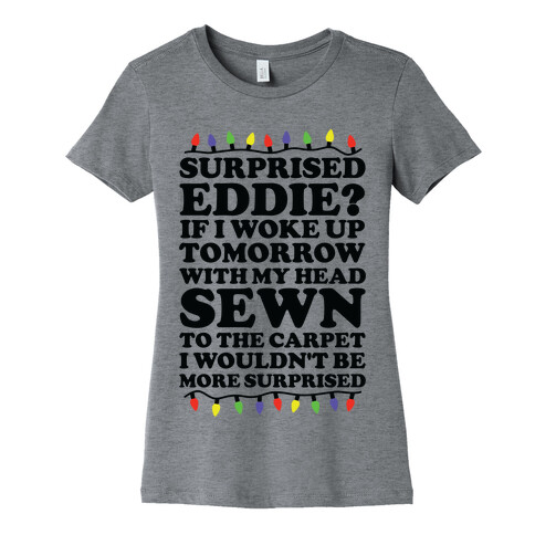 Surprised Eddie Womens T-Shirt