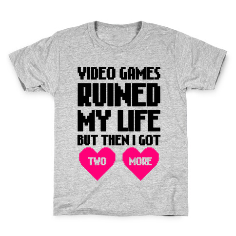 Video Games Ruined My Life Kids T-Shirt