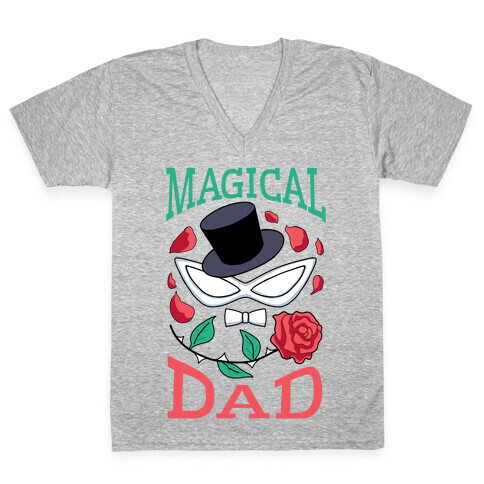 Magical Dad V-Neck Tee Shirt