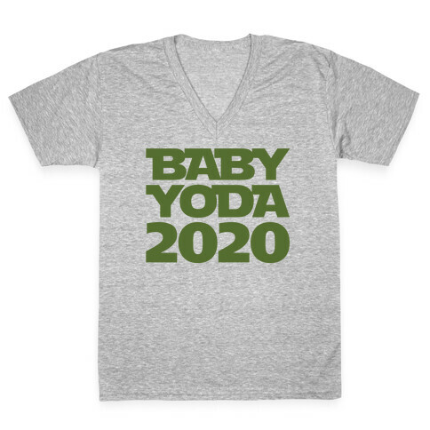 Baby Yoda 2020 Parody V-Neck Tee Shirt