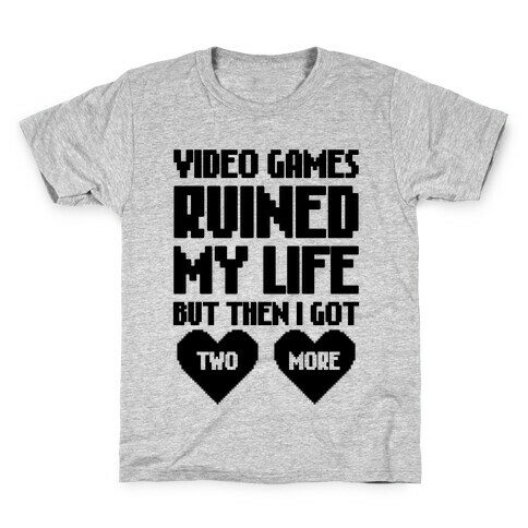 Video Games Ruined My Life Kids T-Shirt