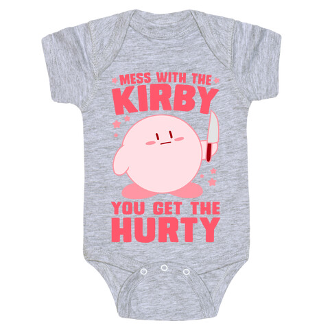 Mess With The Kirby, You Get The Hurty Baby One-Piece