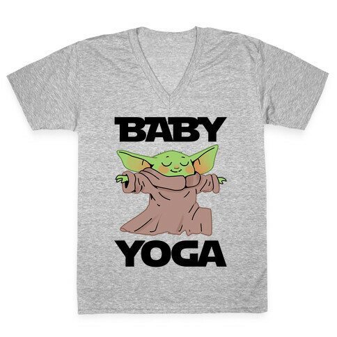 Baby Yoga V-Neck Tee Shirt