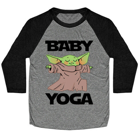 Baby Yoga Baseball Tee