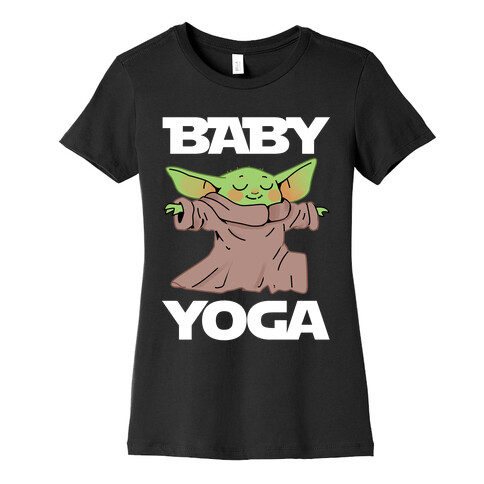 Baby Yoga Womens T-Shirt