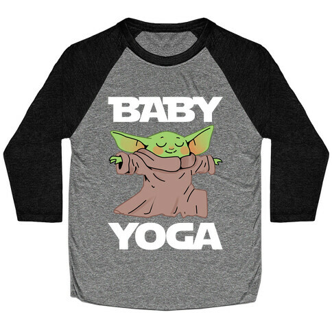 Baby Yoga Baseball Tee