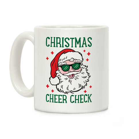Christmas Cheer Check Coffee Mug