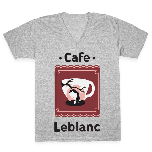 Cafe Leblanc V-Neck Tee Shirt