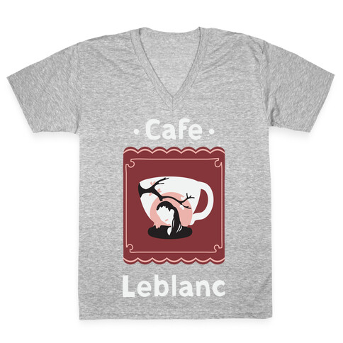 Cafe Leblanc V-Neck Tee Shirt