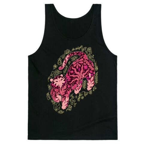 Floral Tiger  Tank Top