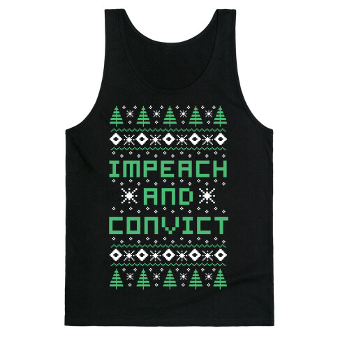 Impeach and Convict Ugly Sweater Tank Top