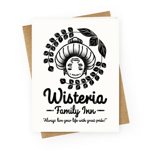 Wisteria Family Inn Greeting Card