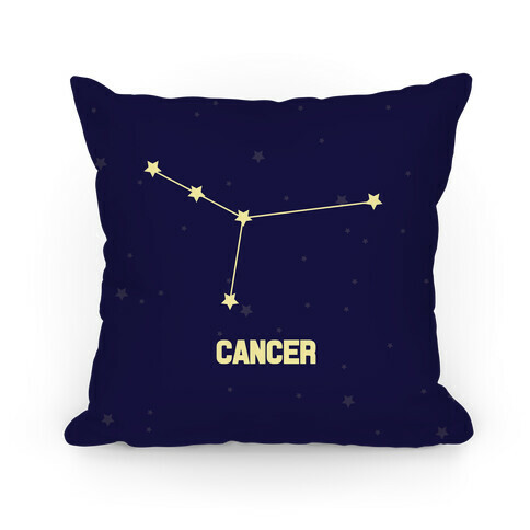 Cancer Horoscope Sign Pillow