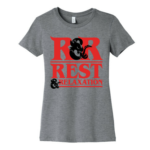 Rest & Relaxation D&D Parody Womens T-Shirt