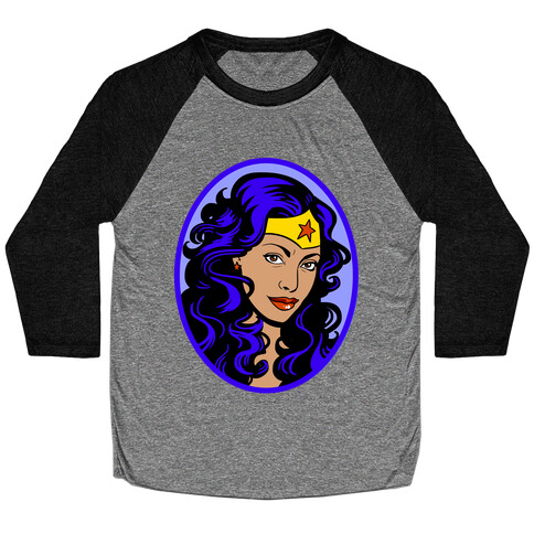 Gina Torres For Wonder Woman Baseball Tee