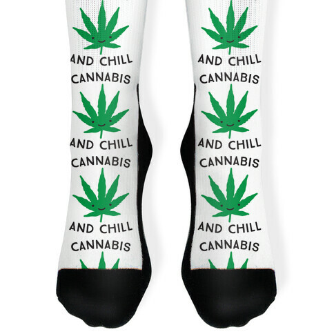 Cannabis And Chill Sock