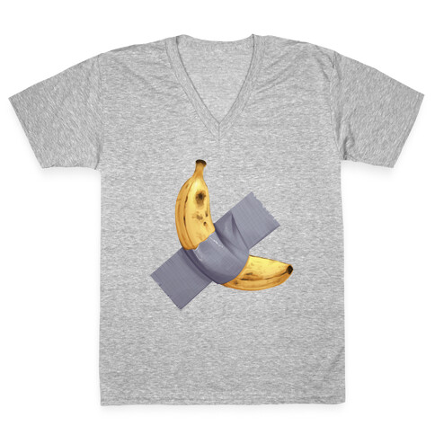 Banana Duct Tape V-Neck Tee Shirt