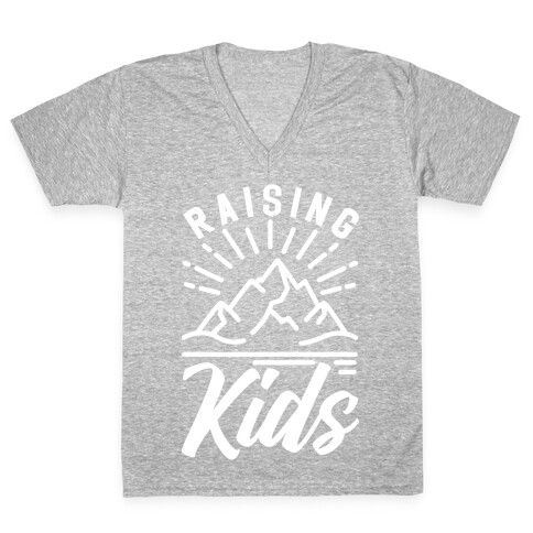 Raising Kids V-Neck Tee Shirt