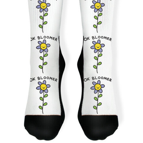 Ok Bloomer Flower Sock