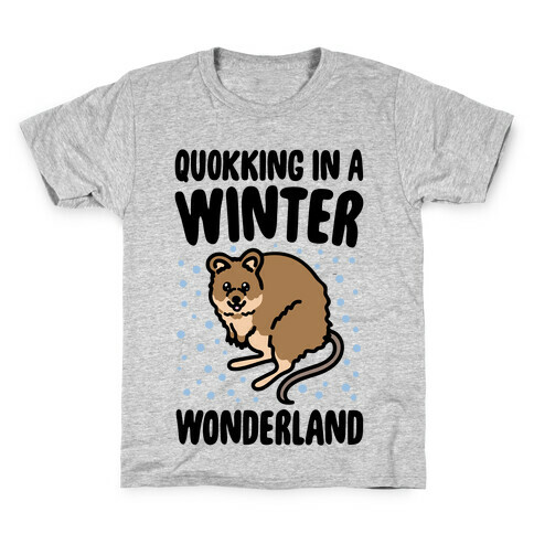 Quokking In A Winter Wonderland Kids T-Shirt