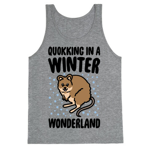 Quokking In A Winter Wonderland Tank Top
