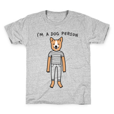 I'm A Dog Person Kids T-Shirt