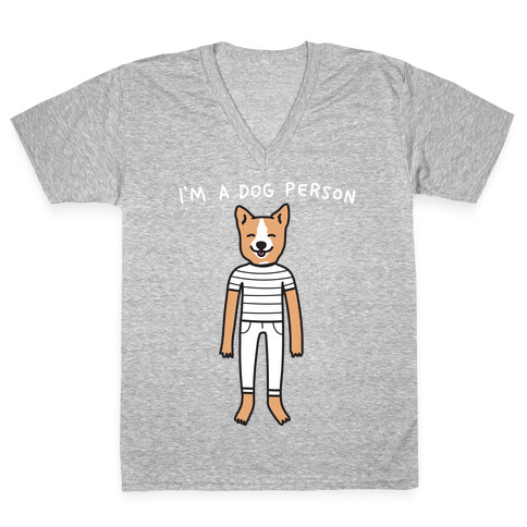 I'm A Dog Person V-Neck Tee Shirt