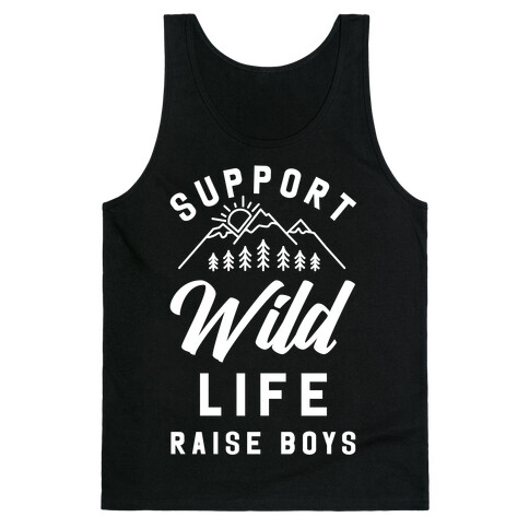 Support Wild Life Raise Boys Tank Top
